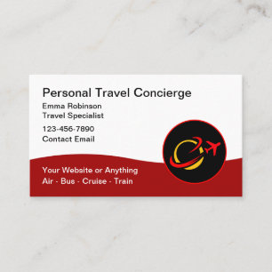 Travel Concierge And Promotional Business Card