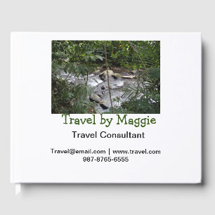 Travel consultant company add name email websphone guest book