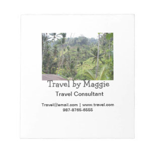 Travel consultant company add name email websphone notepad