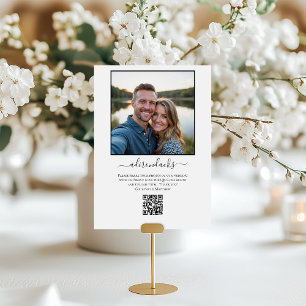 Travel Destination Photo Sharing QR Code Table Number