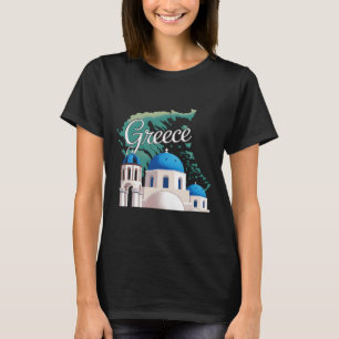 Travel Europe Greece Athens Santorini Crete Greek  T-Shirt