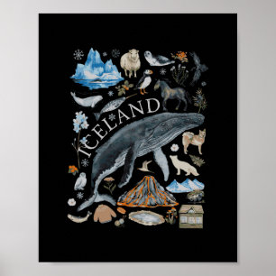Travel Europe Iceland Reykjavik Family Vacation So Poster