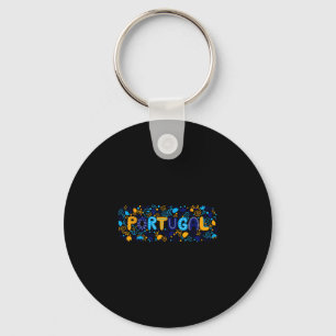 Travel Europe Portugal Lisbon Portuguese Vacation  Keychain