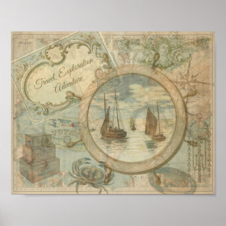 Travel, Exploration and Adventure Poster