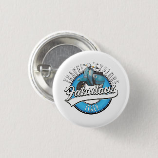Travel Explore Fabulous Italy 1 Inch Round Button