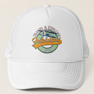 travel explore fabulous Niger logo Trucker Hat