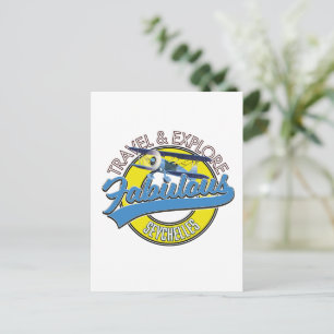 travel explore fabulous Seychelles logo Postcard