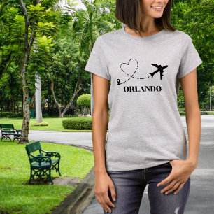 Travel Family Vacation Airplane & Custom Location T-Shirt