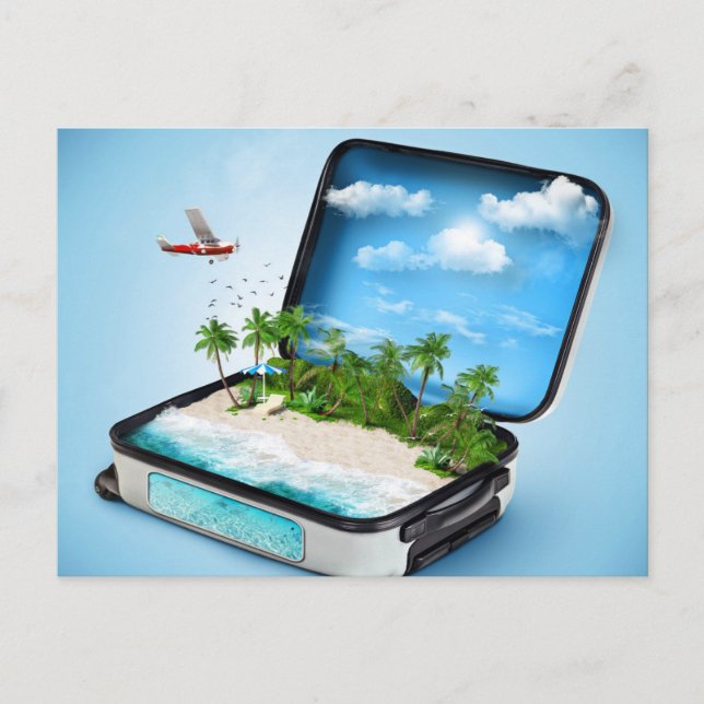 Travel fantasy postcard (Front)