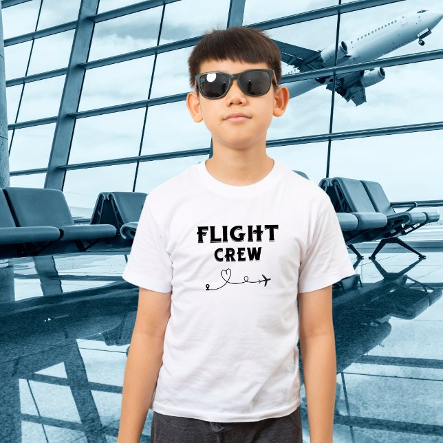 Travel Flight Crew Airplane Flying Modern Vacation T-Shirt (Creator Uploaded)