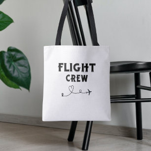 Travel Flight Crew Airplane Flying Modern Vacation Tote Bag