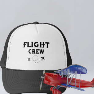 Travel Flight Crew Airplane Flying Modern Vacation Trucker Hat