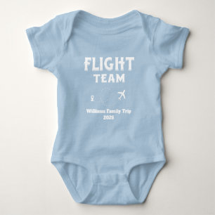 Travel Flight Team Family Vacation Bachelorette Baby Bodysuit