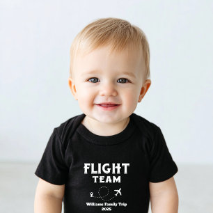 Travel Flight Team Family Vacation Bachelorette Baby Bodysuit