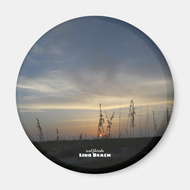 Travel | Florida - Lido Beach Sunset Magnet (Front)