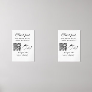 Travel fund vacation honeymoon donation add name 