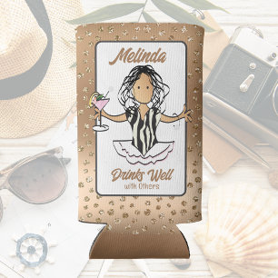 Travel Funny Cruise Vacation for Her Foam Drink Seltzer Can Cooler