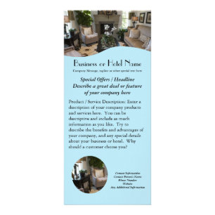 Travel, Hotel, Decorator Rack Cards Flyer Printing