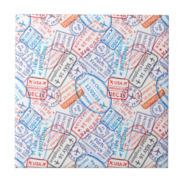 Travel icon tile (Front)