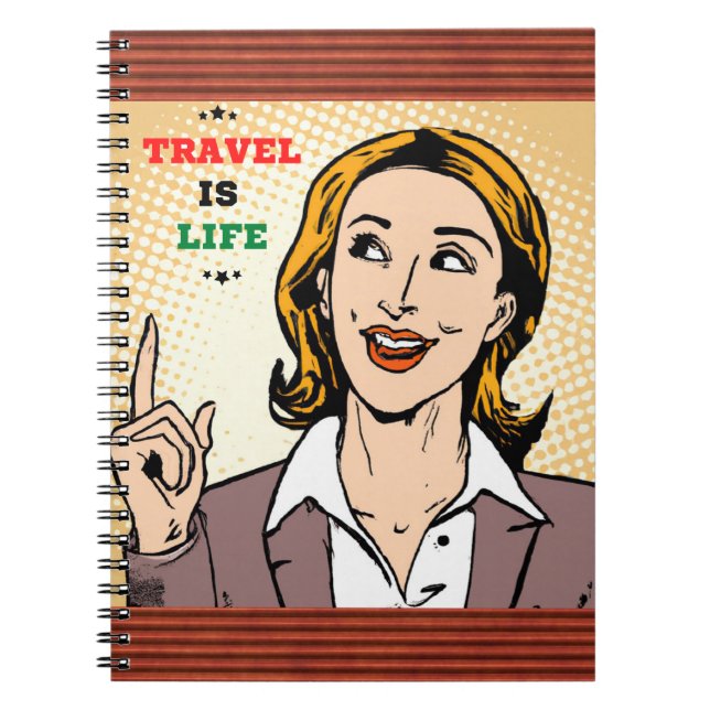 Travel Is Life Notebook (Front)