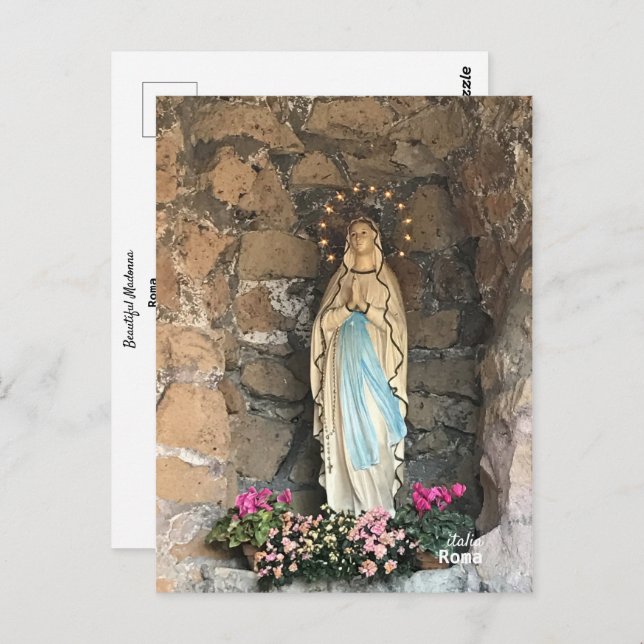 Travel | Italy - Rome, Beautiful Madonna Postcard (Front/Back)