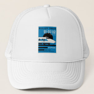 Travel Japan Bullet Train Shinkansen Trucker Hat
