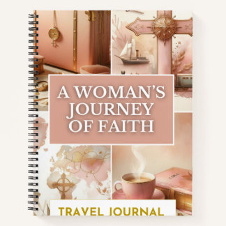 Travel Journal - A Woman's Journey Of Faith - Pink