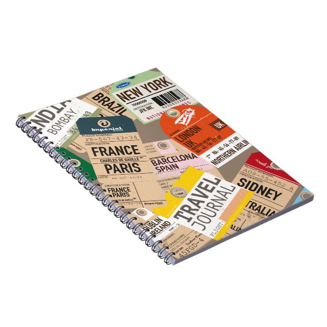 Travel Journal. Notebook (Right Side)