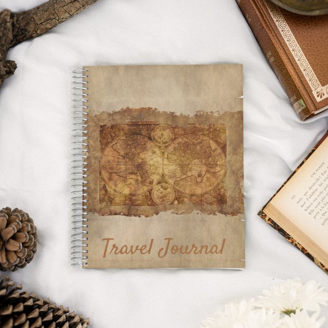 Travel Journal Vintage old Map Paper (Creator Uploaded)