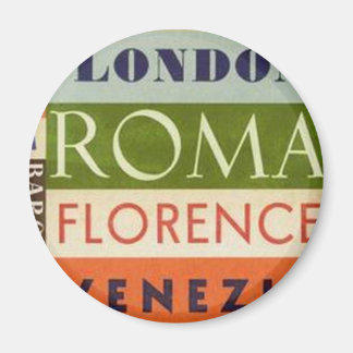 Travel Labels Magnet