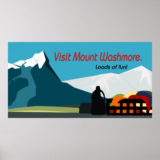 Travel Laundry Poster, medium Poster (Front)