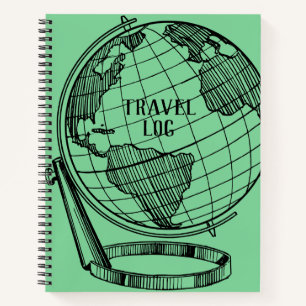 Travel Log Notebook Journal