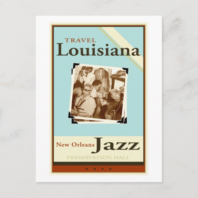 Travel Louisiana Postcard (Front)