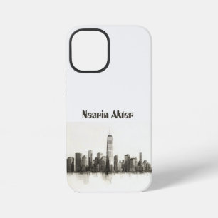 Travel lover personalize your name iPhone 12 mini case