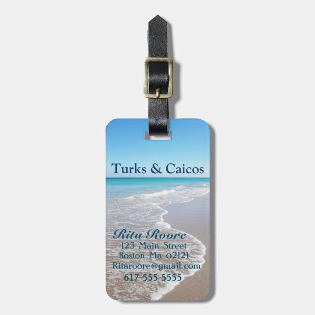 Travel Luggage Tag Collection (Front Vertical)