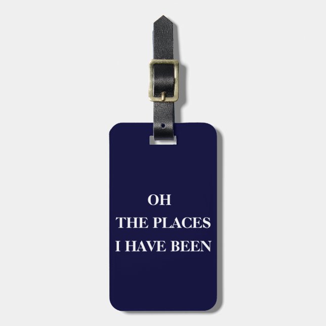 Travel Luggage Tag - Personalized (Front Vertical)