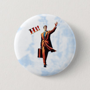 Travel Man 2 Inch Round Button
