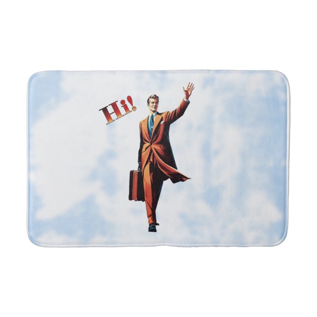 Travel Man Bath Mat (Front)