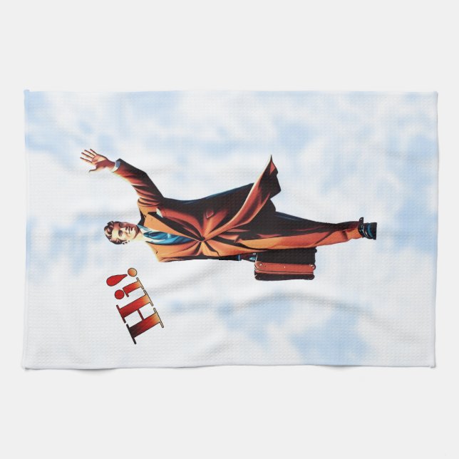 Travel Man Kitchen Towel (Horizontal)