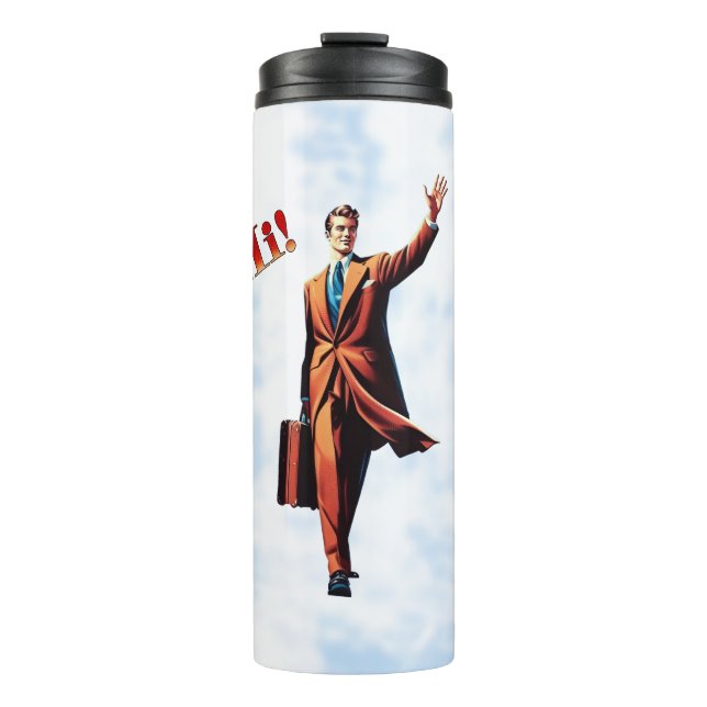 Travel Man Thermal Tumbler (Front)