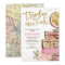 Travel Map Bridal Shower / Pink Gold Floral