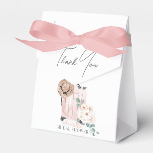 Travel Miss to Mrs Pink Suitcase Bridal Shower Favor Box
