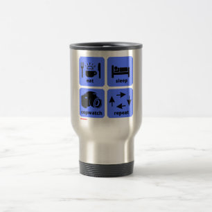 travel mug "EAT, SLEEP...2"