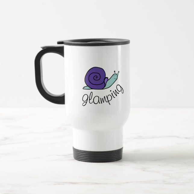 Travel Mug Resemugg — Snail "glamping" (Left)