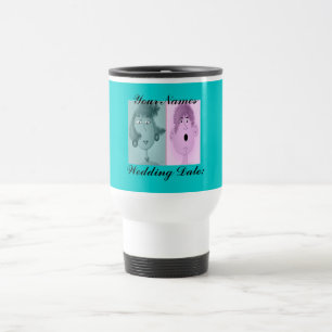 Travel Mug "Wedding Date"