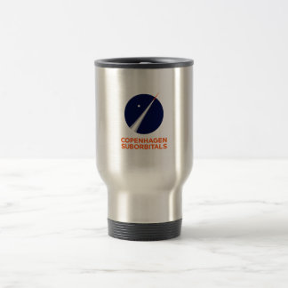 Travel mug with Copenhagen Suborbitals Logo