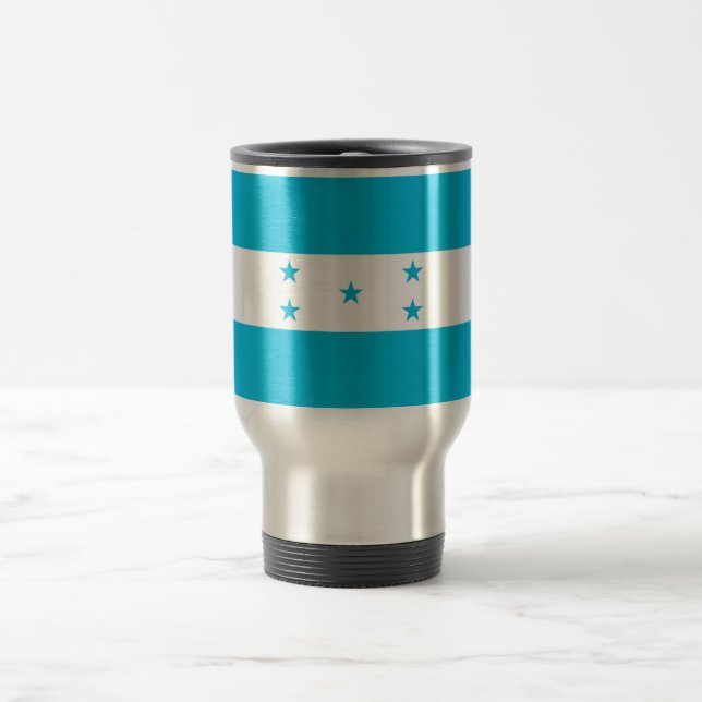 Travel Mug with Flag of Honduras (Center)