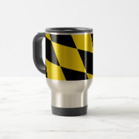 Travel Mug with Flag of Munich, Bavaria