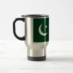Travel Mug with Flag of Pakistan