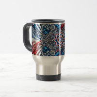 Travel Mug with French Colours Design